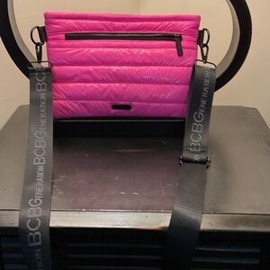 BCBGeneration Vibrant Pink Crossbody Bag